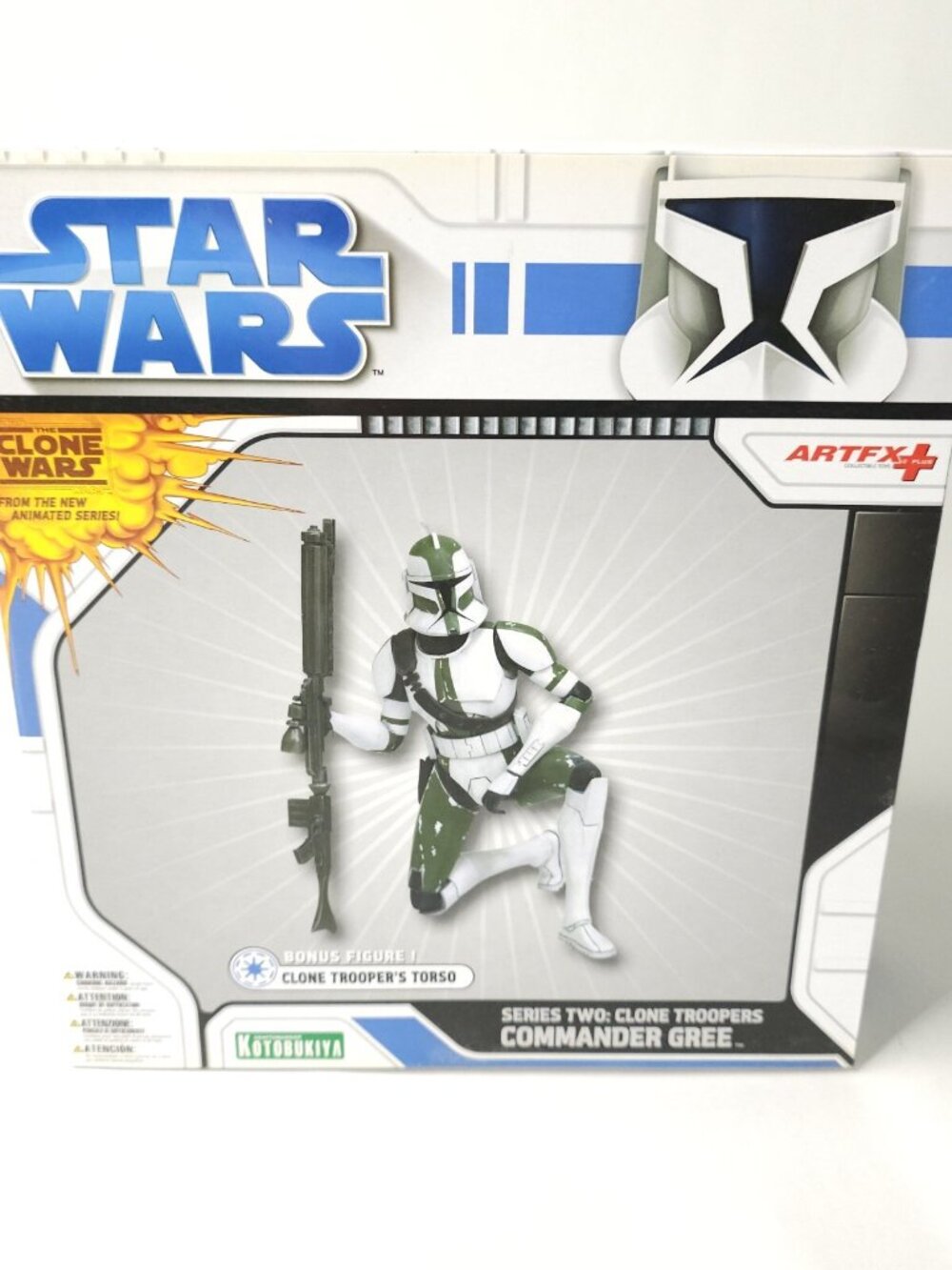 Star Wars Kotobukiya ArtFx Clone Wars Commander Gree Clone Trooper 2009 New